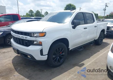 2020 Chevrolet Silverado 1500 2Wd Short Bed Custom из США, поврежденный, VIN 3GCPWBEK2LG429983